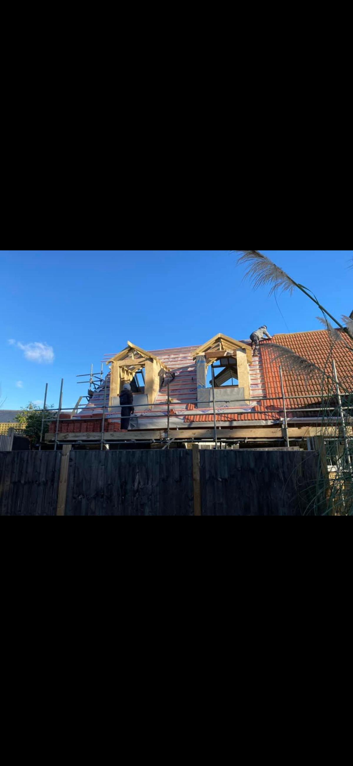 Tiling blue sky