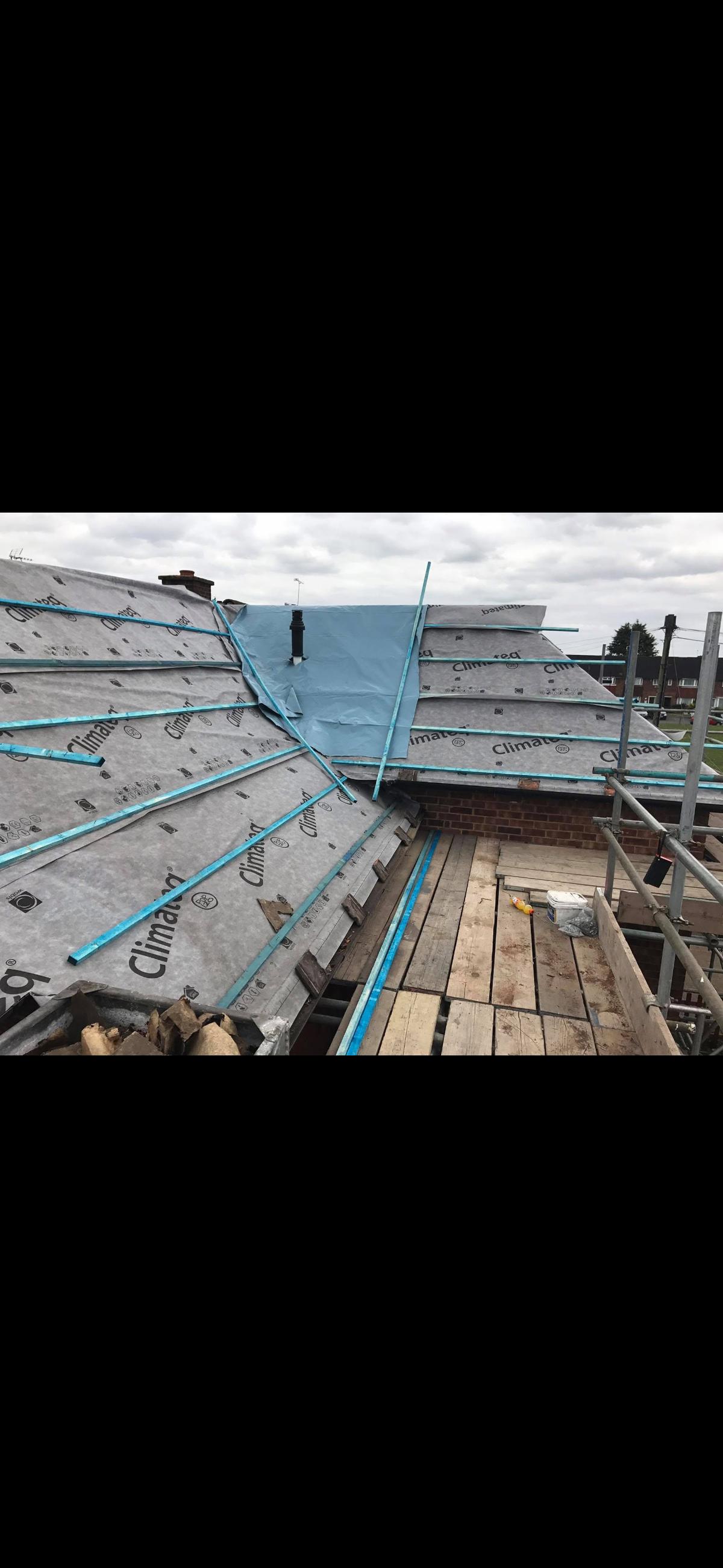 New felt and batten